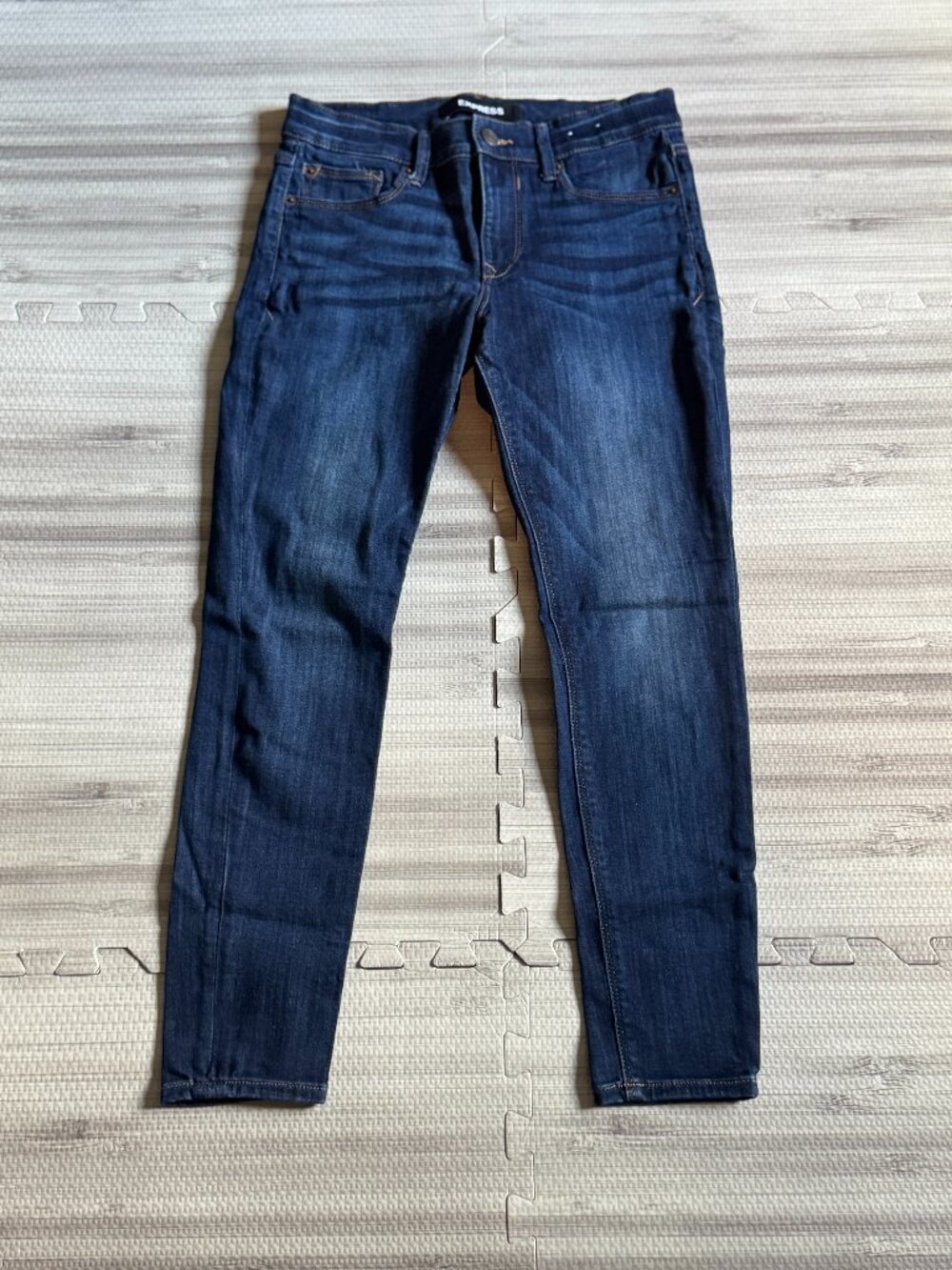 Express Women's Mid Rise Stretch Jeggings - Size 4 Short